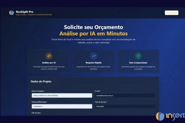 Gestão integrada com Inserver RockSplit